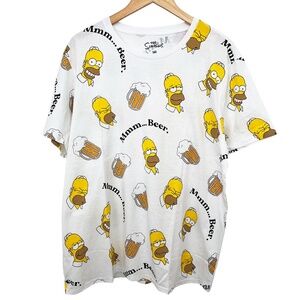 The Simpsons Homer Mmm Beer T-Shirt Men’s XL NWT